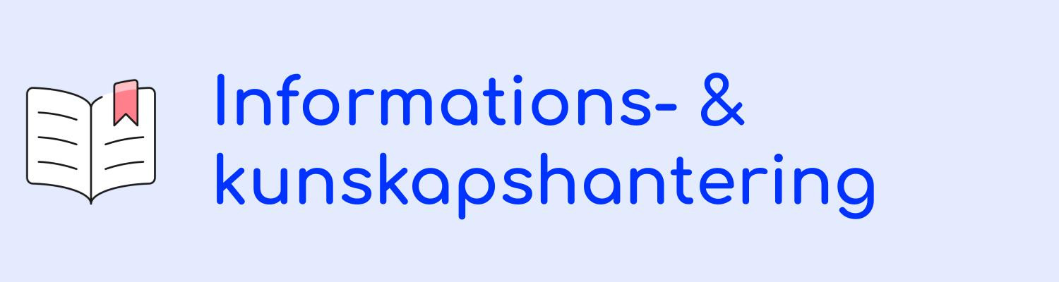 Informations och kunskapshantering